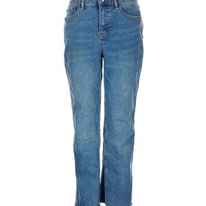 Free People Blue Straight Leg Jeans Short Size 29 Waist